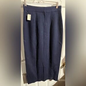 Elegant Navy Women's Pencil Skirt